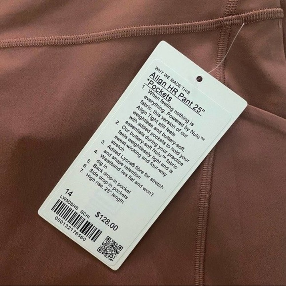 Lululemon Align 25” High Rise Leggings Pockets - Picture 6 of 6